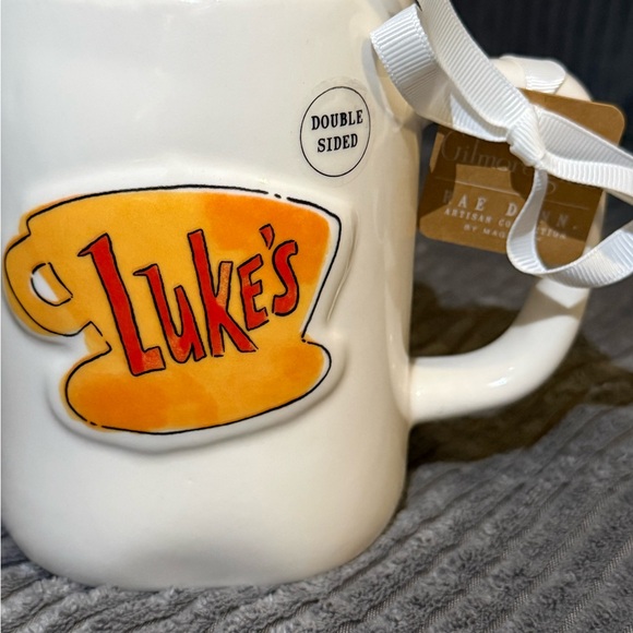 Rae Dunn x Gilmore Girls COFFEE COFFEE COFFEE Double-sided Mug NWT - Picture 4 of 8